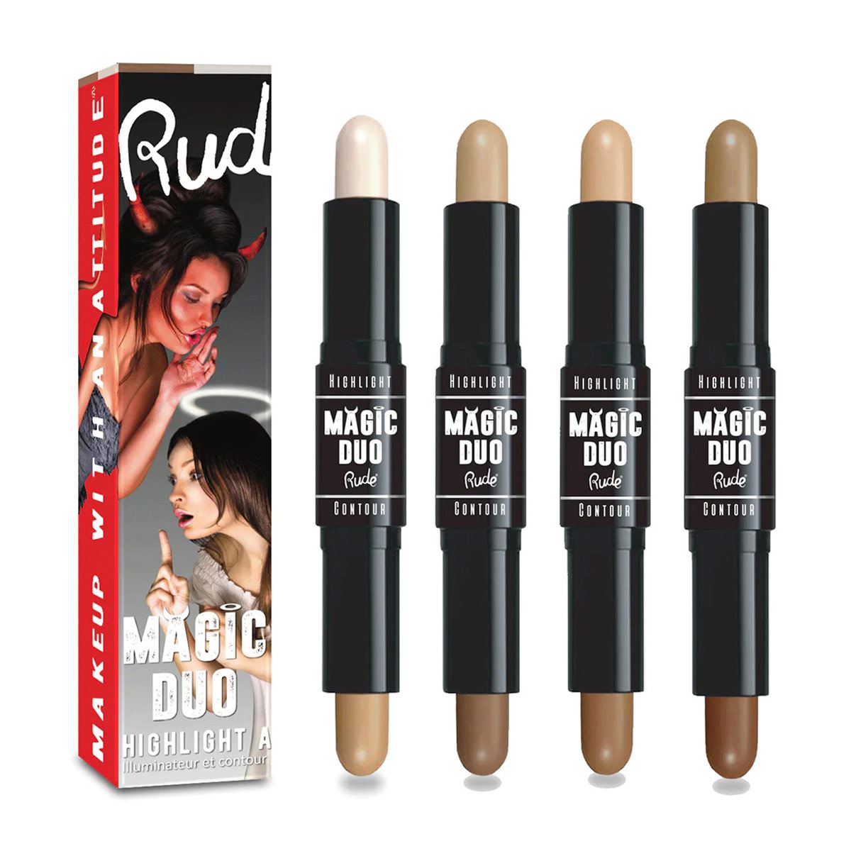 Magic Dúo Iluminador y Contour Medium Rude