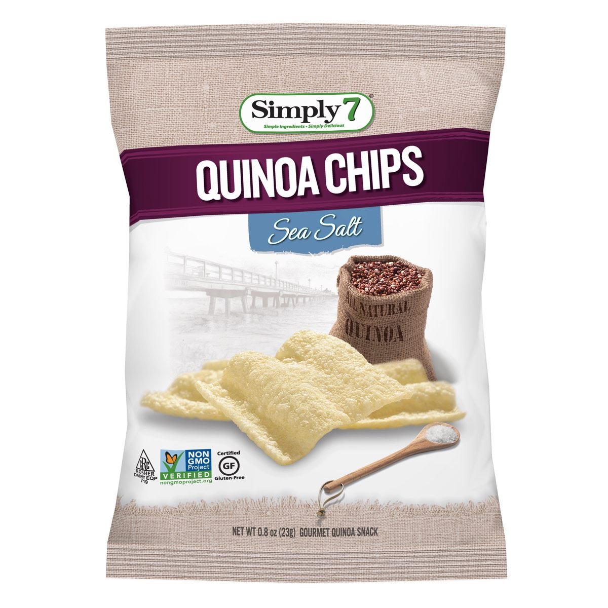 Papas Quinoa Sea Salt 23 gramos Simply 7