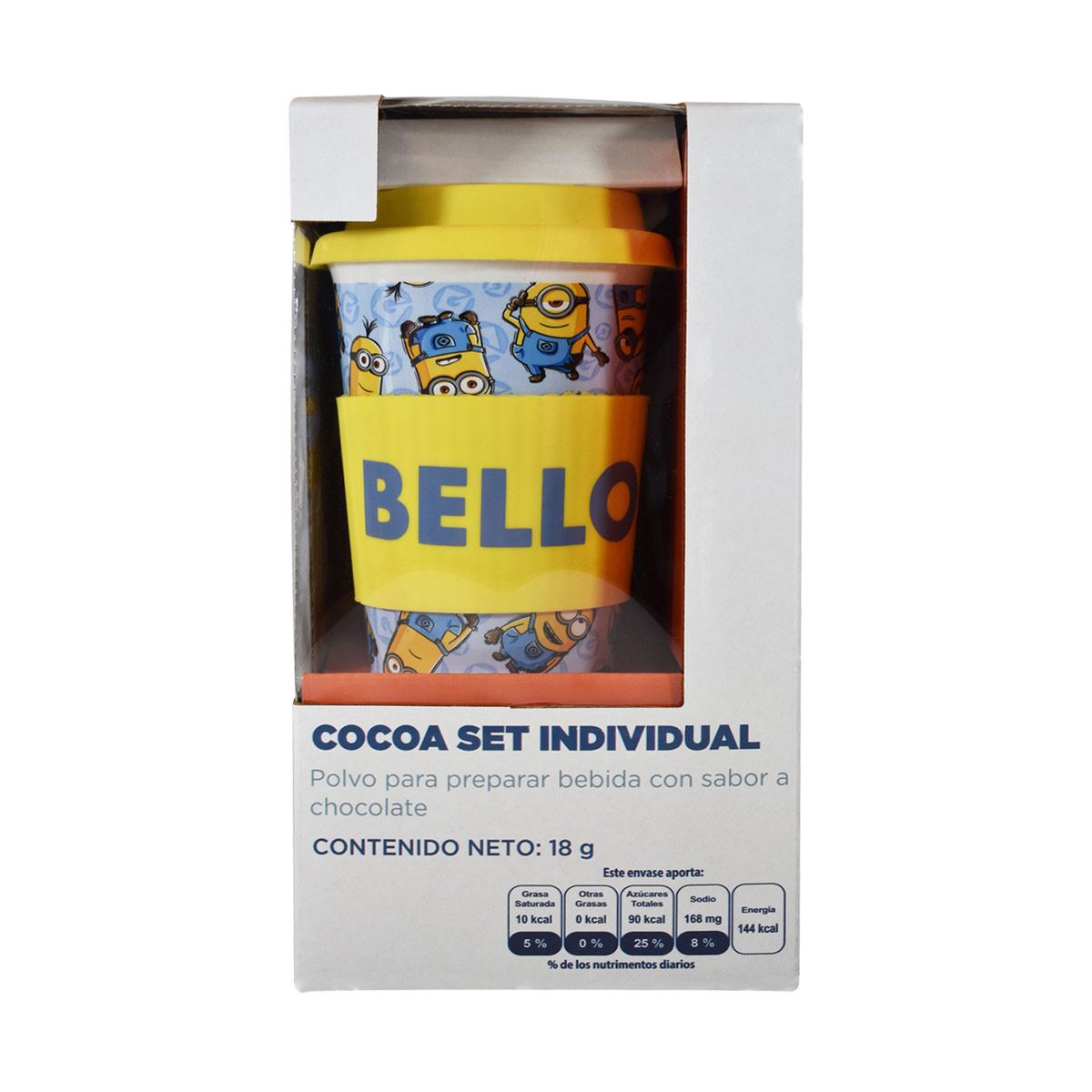 Huevera De Cerámica De Minions – Con Salero Incluido, Color Azul/amarillo/negro, Tamaño 8x12x16 Cm