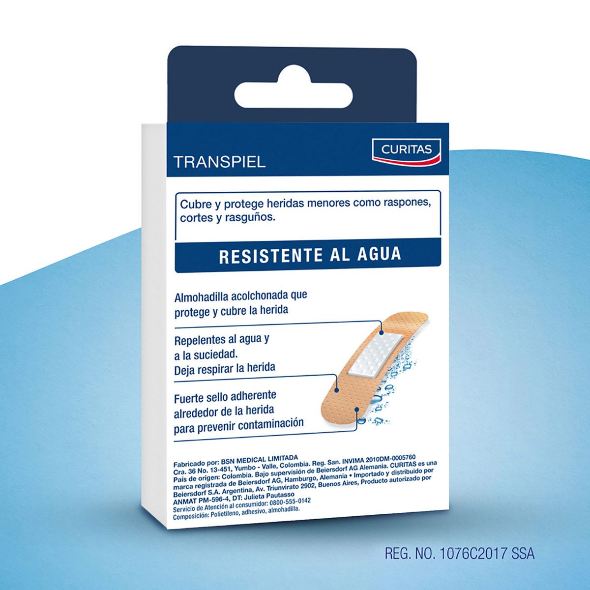 Curitas Venditas Transpiel 10 Piezas