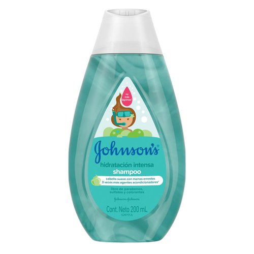 Shampoo Jhonson's Baby Hidratación Intensa 200ml