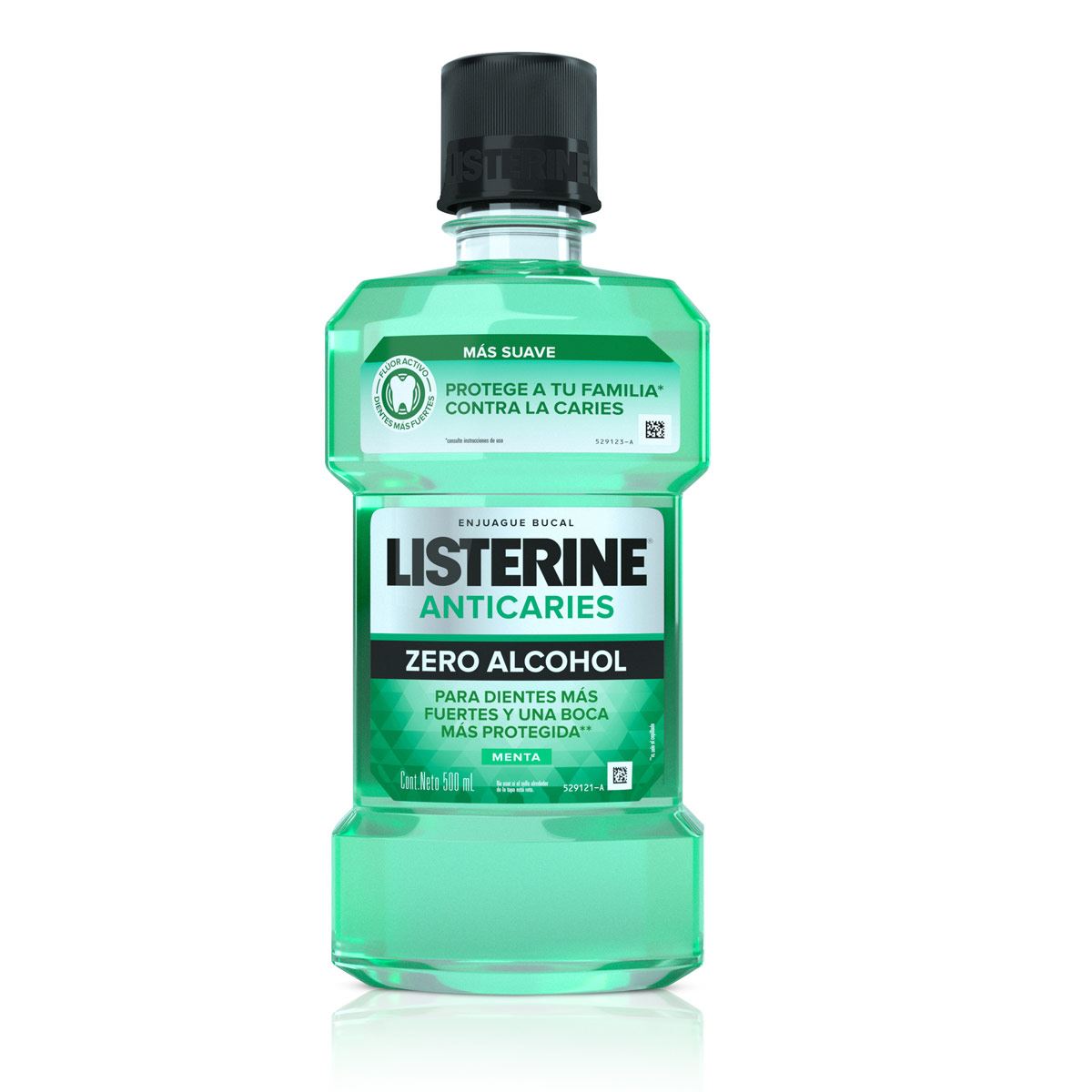 Enjuague Bucal Listerine Anticaries Zero Alcohol 500ml
