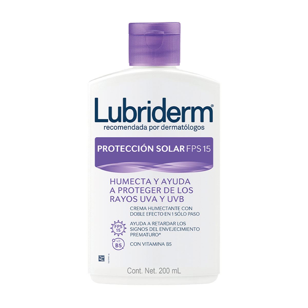 Crema Lubriderm UV FPS15 200ml
