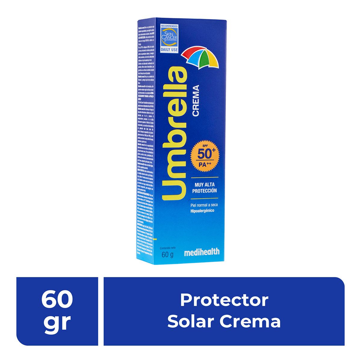 Umbrella Protector Solar Crema 60g