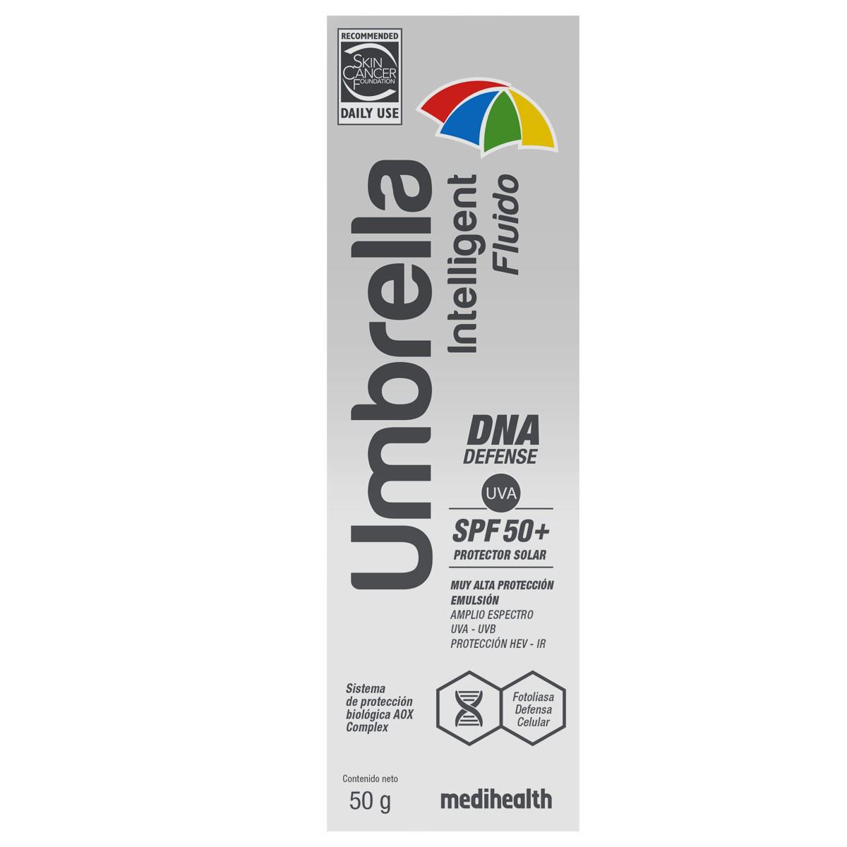 Umbrella Intelligent Fluido Fps 50+ Caja Con Tubo Con 50 Gramos