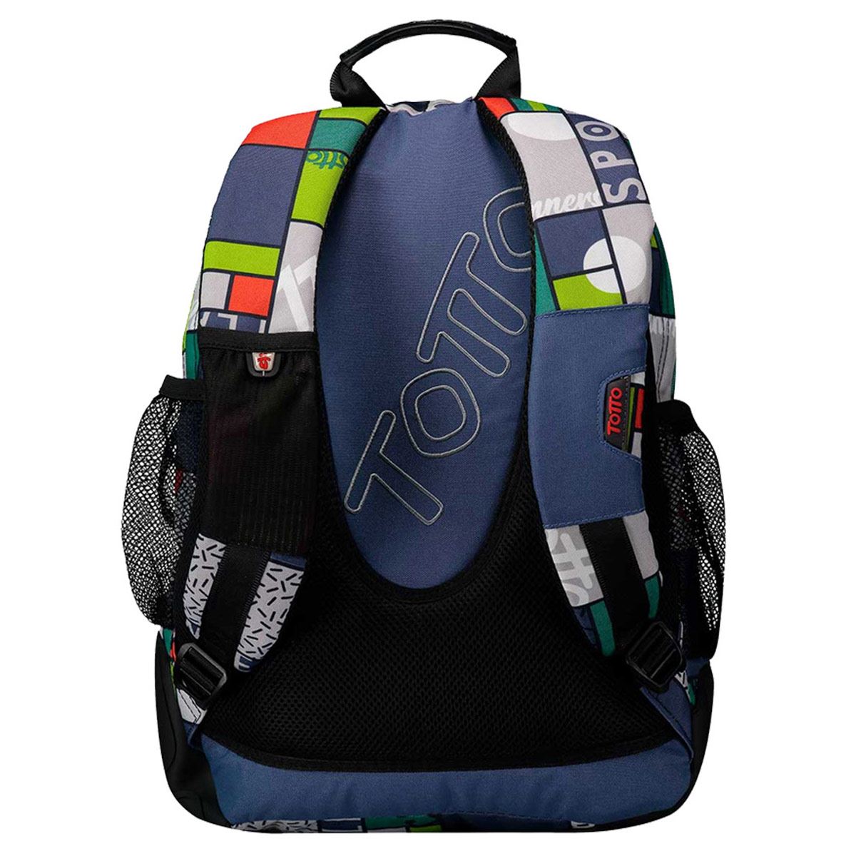 Mochila Cuadros Multicolor Xl Totto