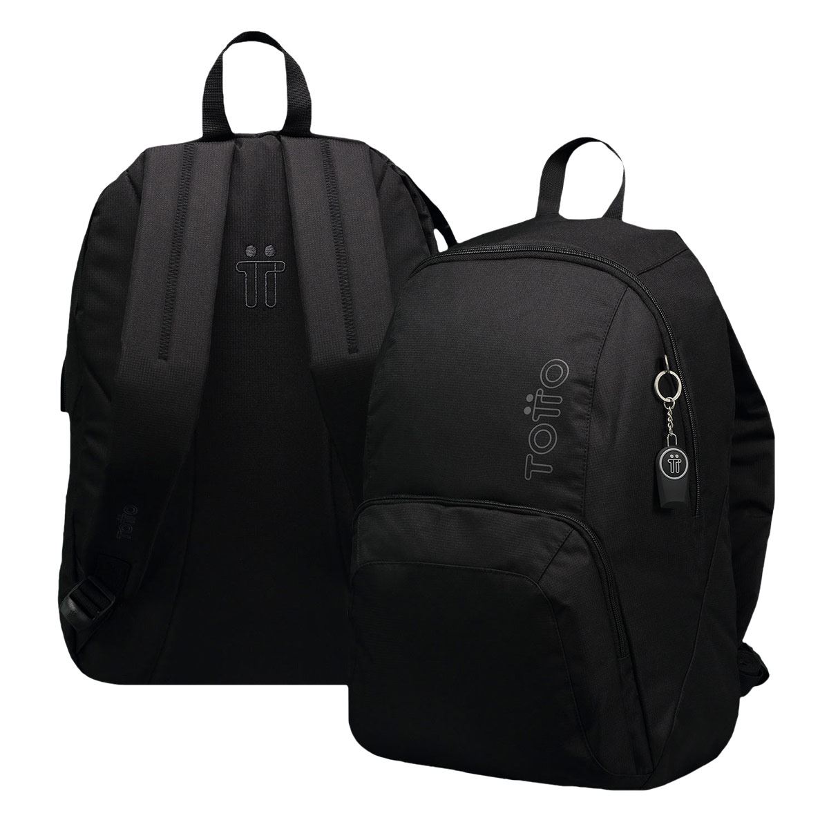 TOTTO Zaino Scuola Acquerelli Prisma – 3 Scomparti, Convertibile In Carrello, Con Tasca Per PC 14″
