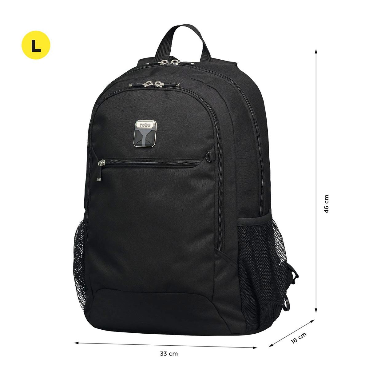 Backpack Negro Ribbony Totto