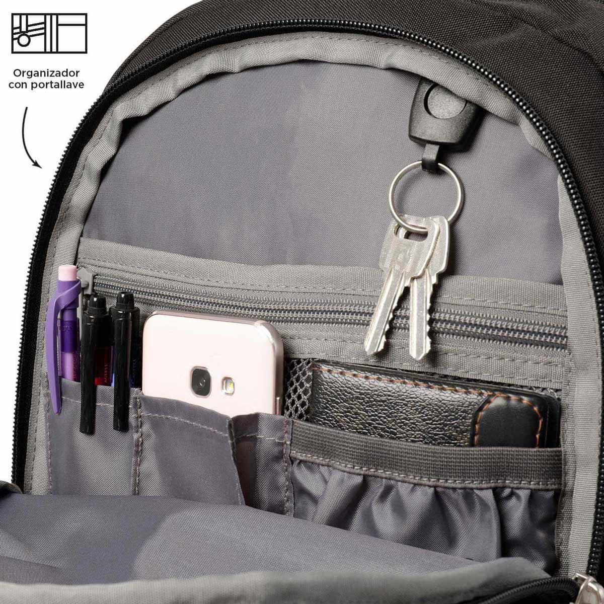 Backpack Negro Ribbony Totto