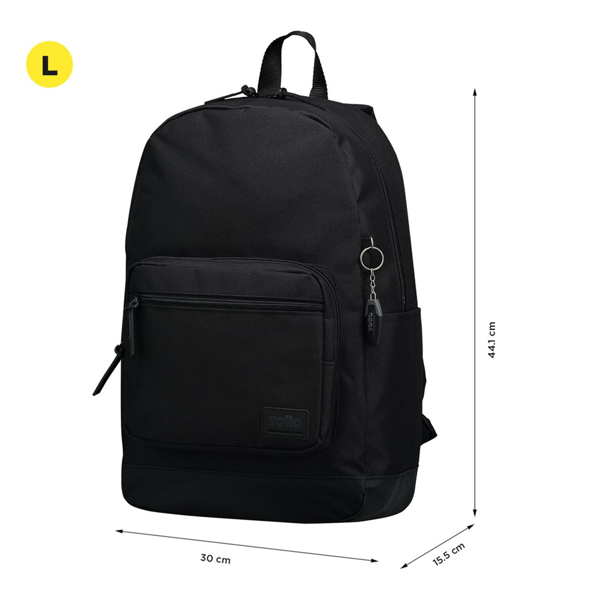 Backpack Negra Tocax Totto