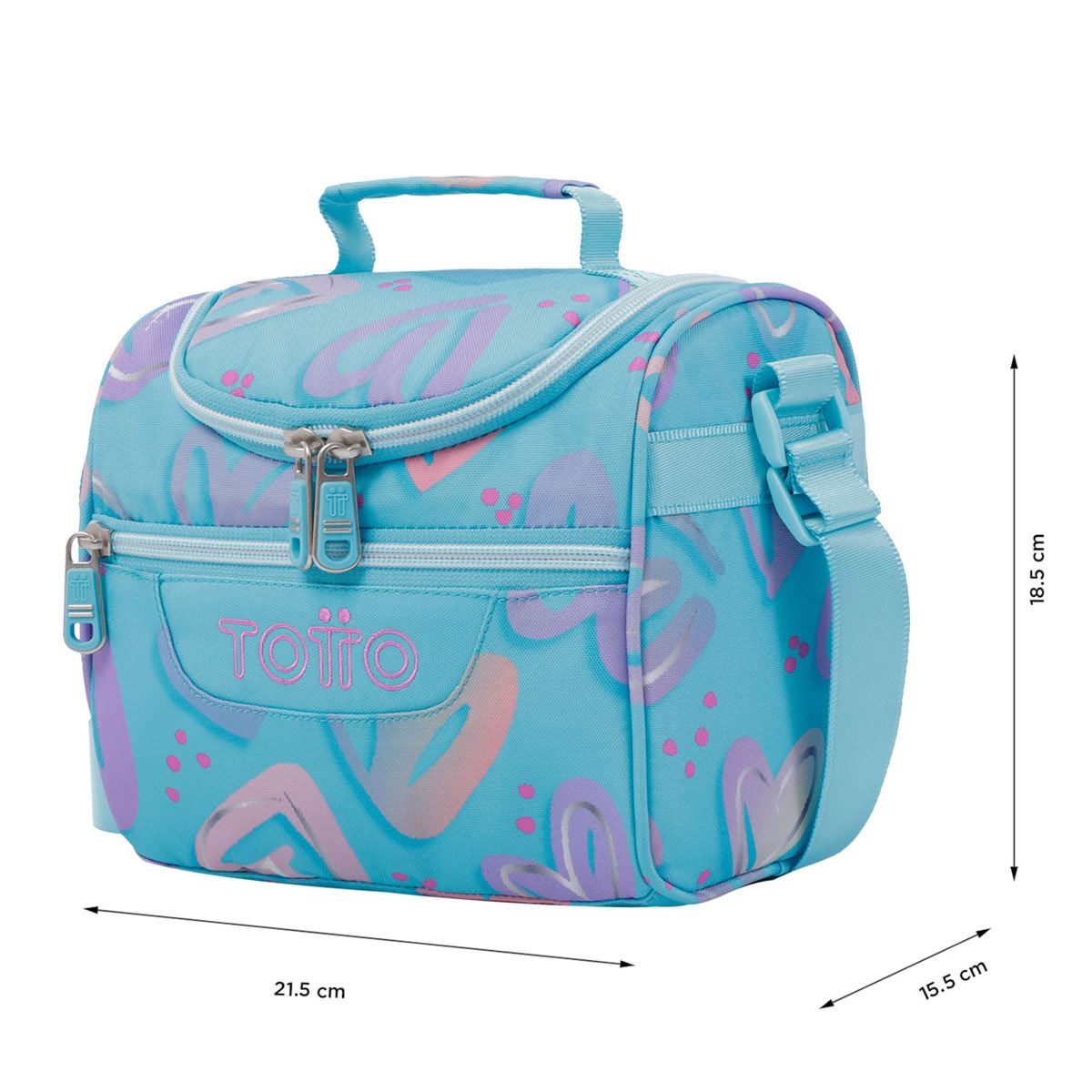 Locnhera Azul Corazones Ecole Totto