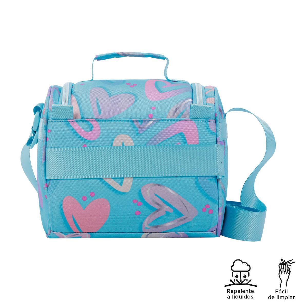 Locnhera Azul Corazones Ecole Totto