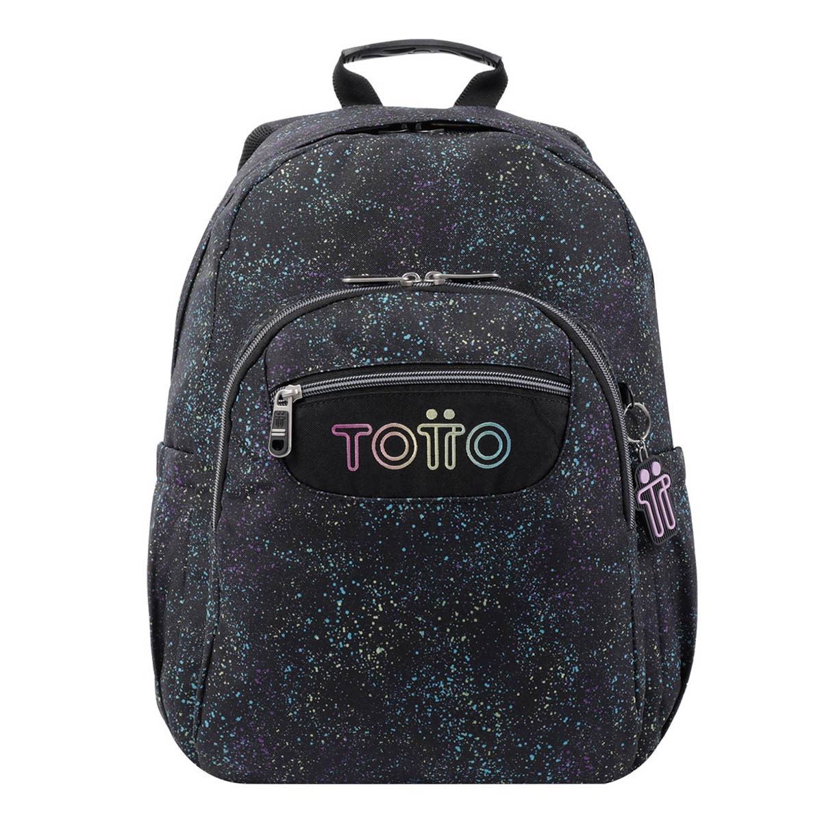 Mochila Negra Salpik Ecole Totto