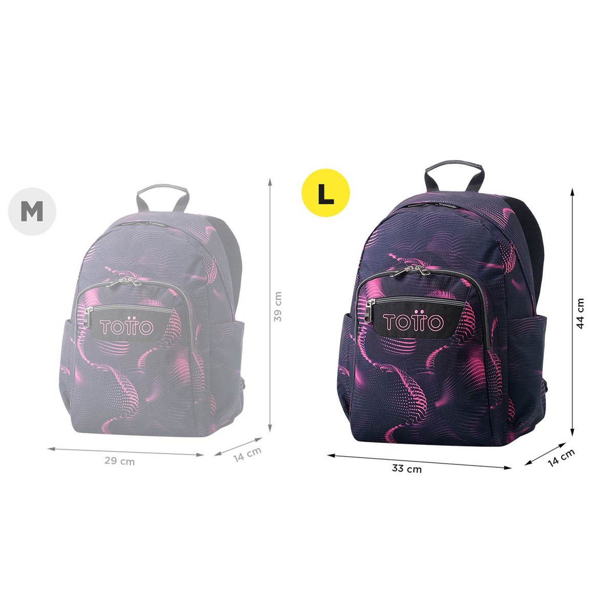 Mochila Morada Ecole Totto