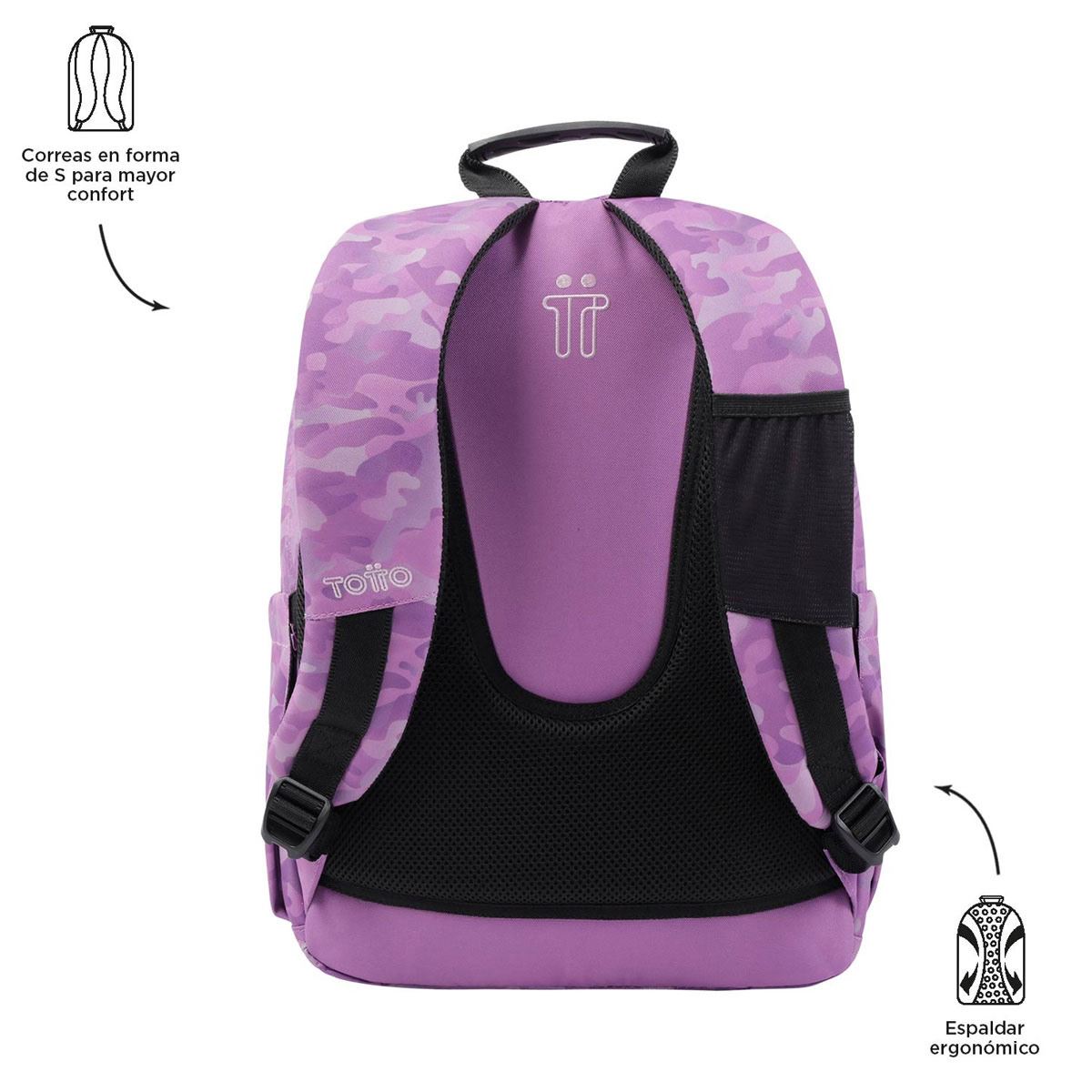 Backpack Morado Ecole Totto