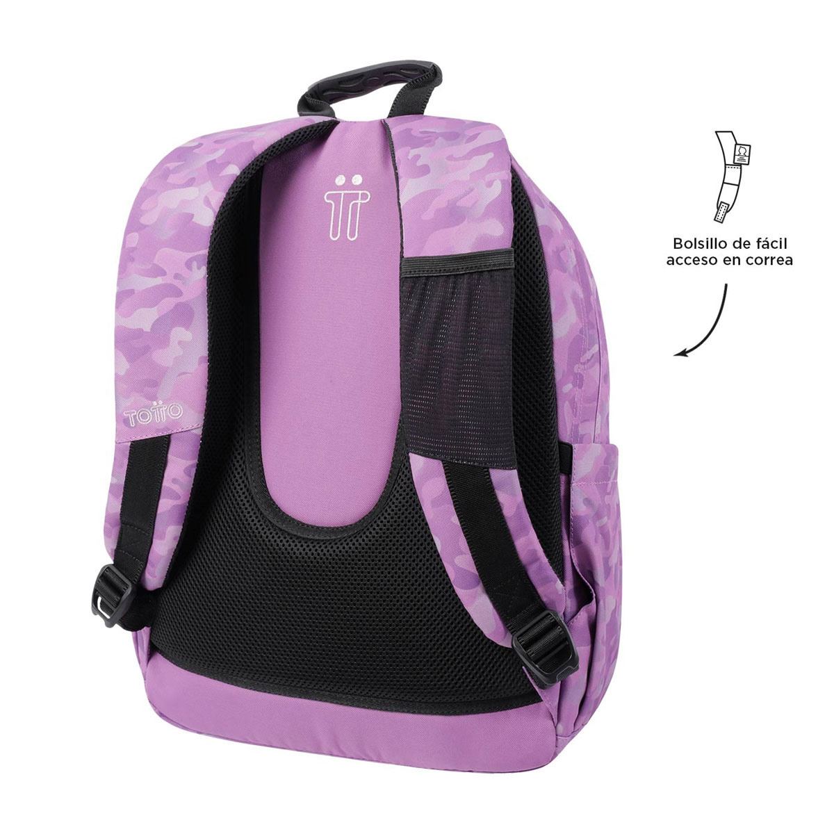 Backpack Morado Ecole Totto
