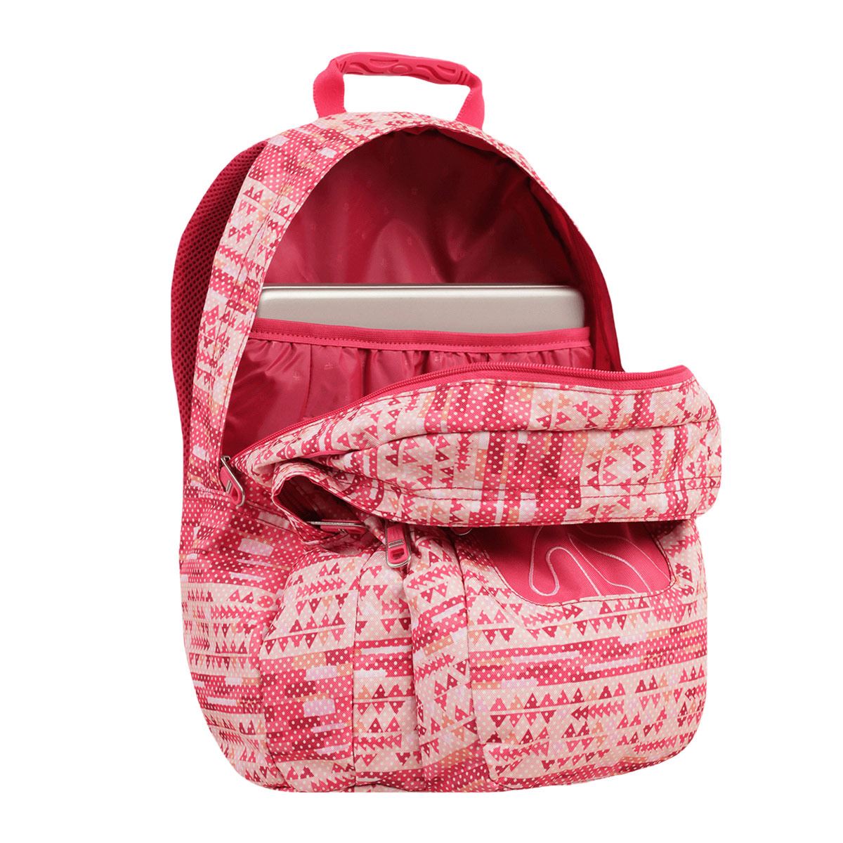 Mochila Rosa Con Blanco Xl Totto
