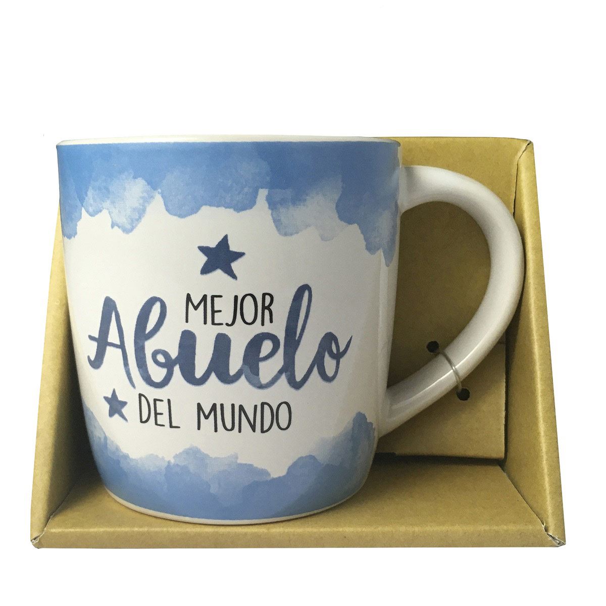 Taza Nico de Porcelana "Mejor Abuelo Del Mundo"