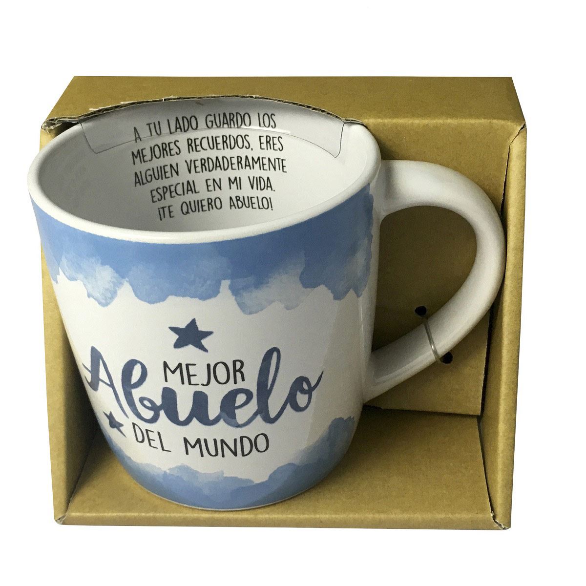 Taza Nico de Porcelana "Mejor Abuelo Del Mundo"
