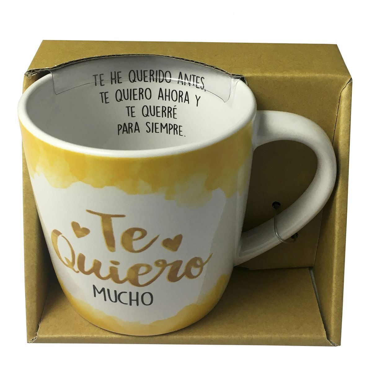 Taza Nico de Porcelana "Te Quiero Mucho "