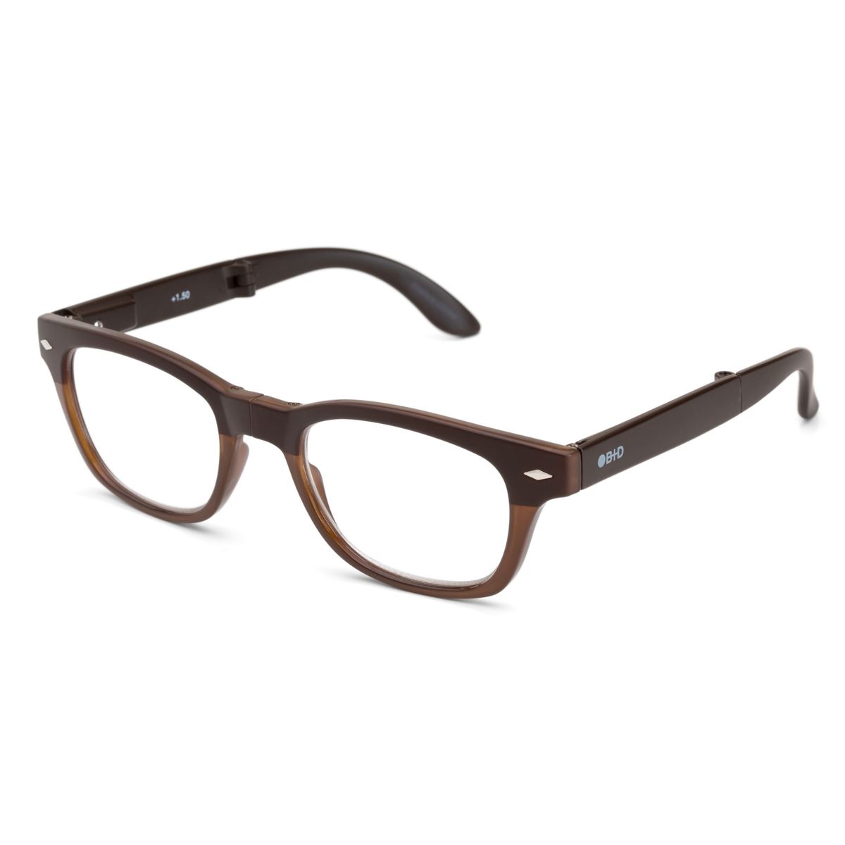 Lentes de lectura pregraduados Bold Mat Brown +1.50