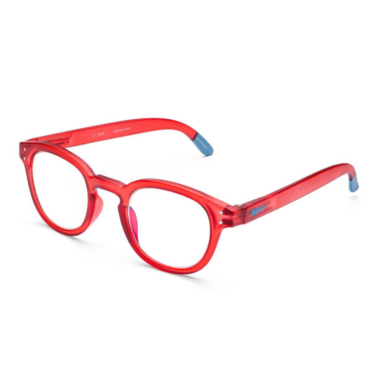 Lente de lectura B+D Blue Ban rojo+2.00