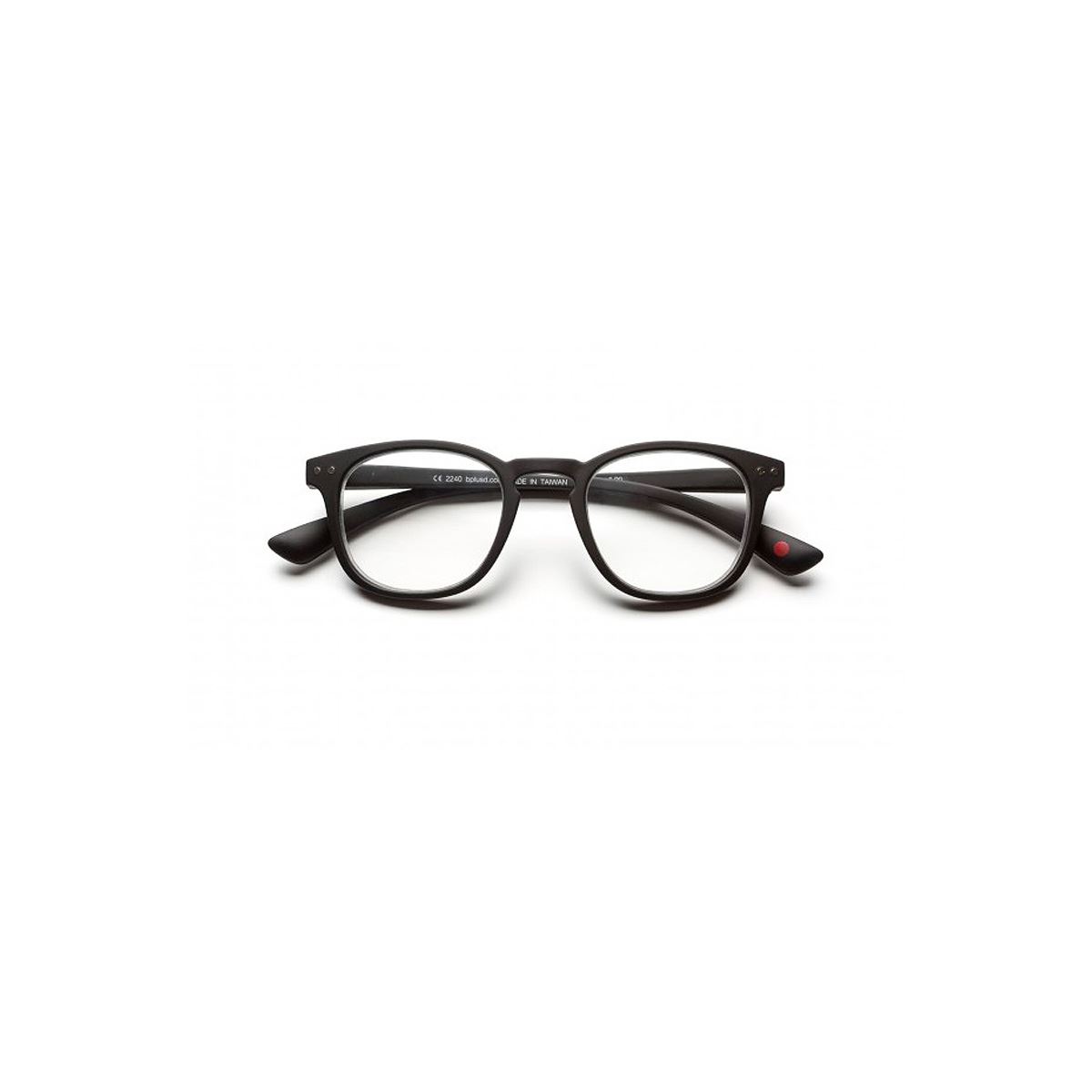 Lentes pre graduados DOT reader matt black +1.50