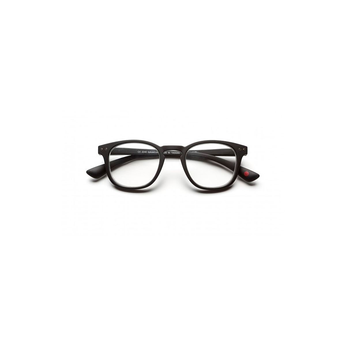 Lentes pre graduados DOT reader matt black +2.00