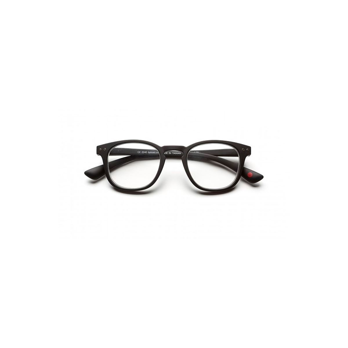 Lentes pre graduados DOT reader matt black +2.50