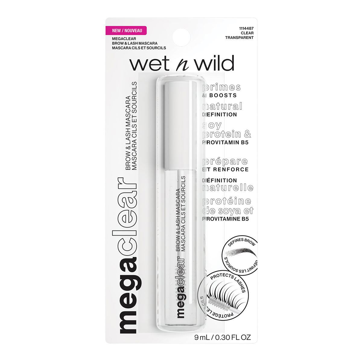 Mega Clear Brow & Lash Mascara Clea