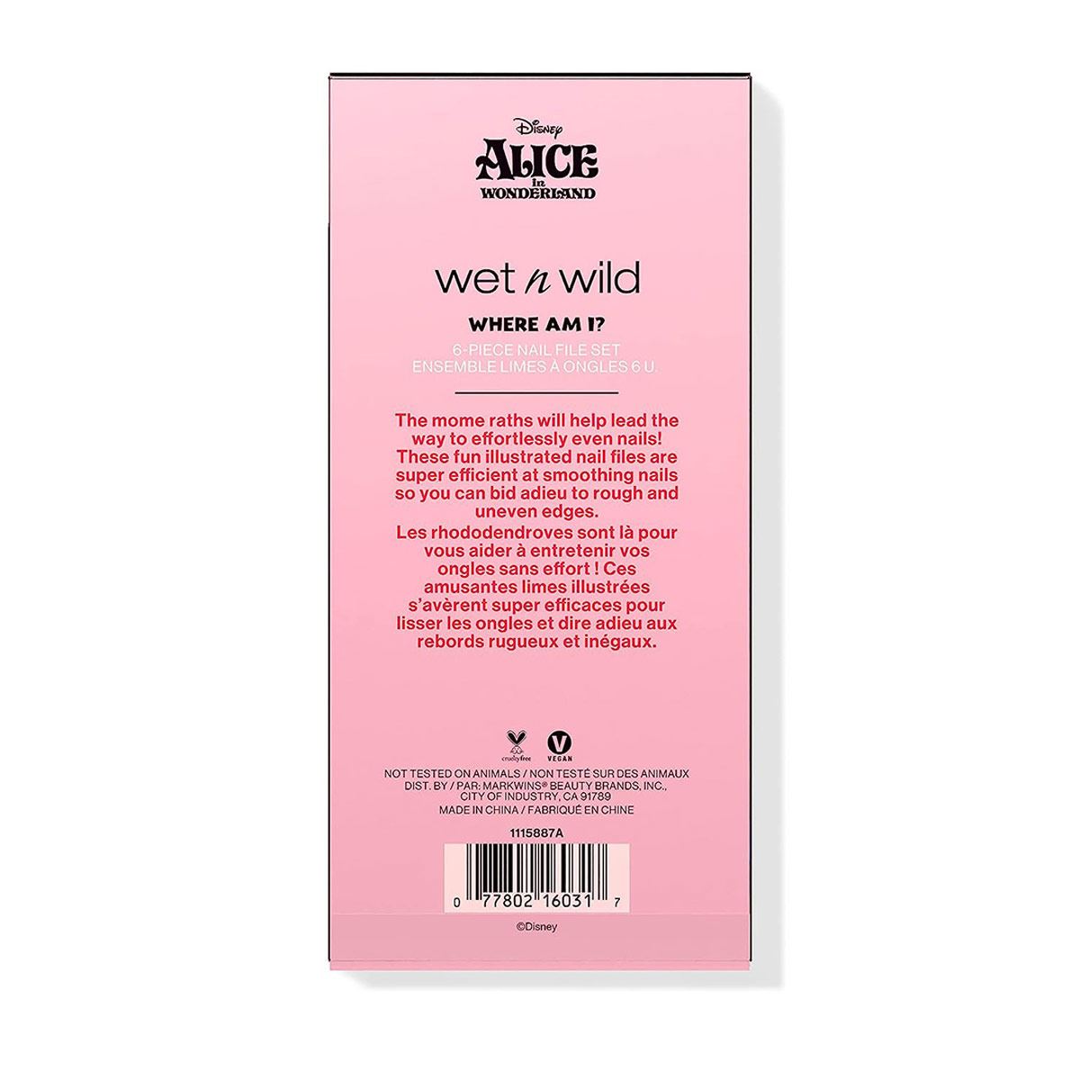 Juego de limas de uñas "Where Am I?"