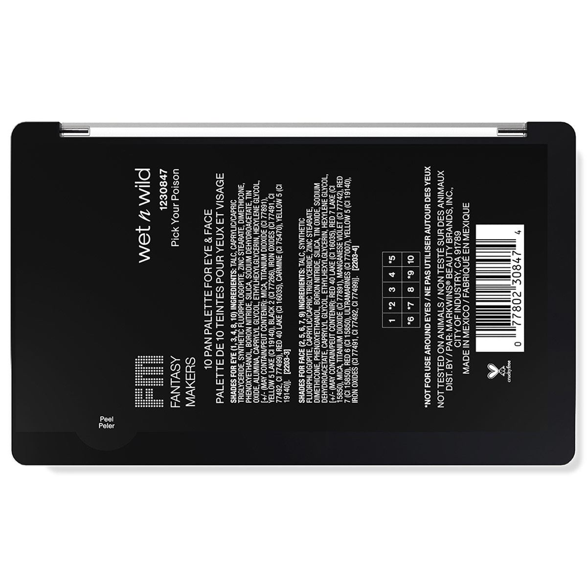 Paleta de 10 sombras Color Icon Pick Your Poison Wet n Wild