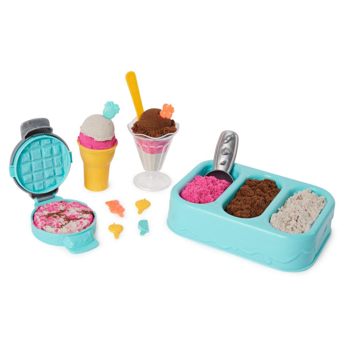 KIT DE HELADO DE ARENA MÁGICA DE 3 LIBRAS HERRAMIENTAS DE MOLDES DE ARENA  JUGUETES DE COCINA