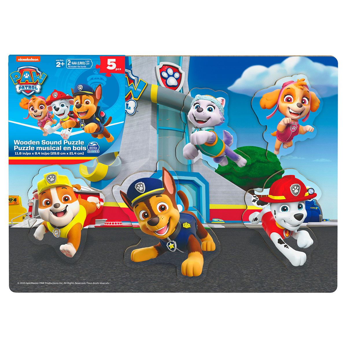 Rompecabezas con sonido Paw Patrol
