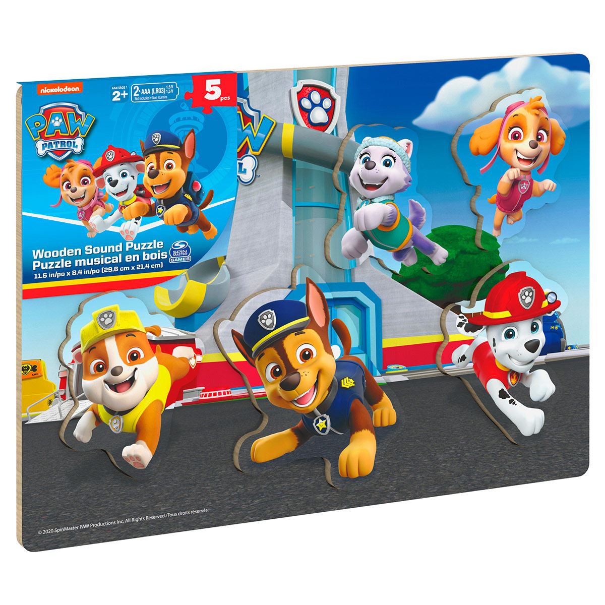 Rompecabezas con sonido Paw Patrol