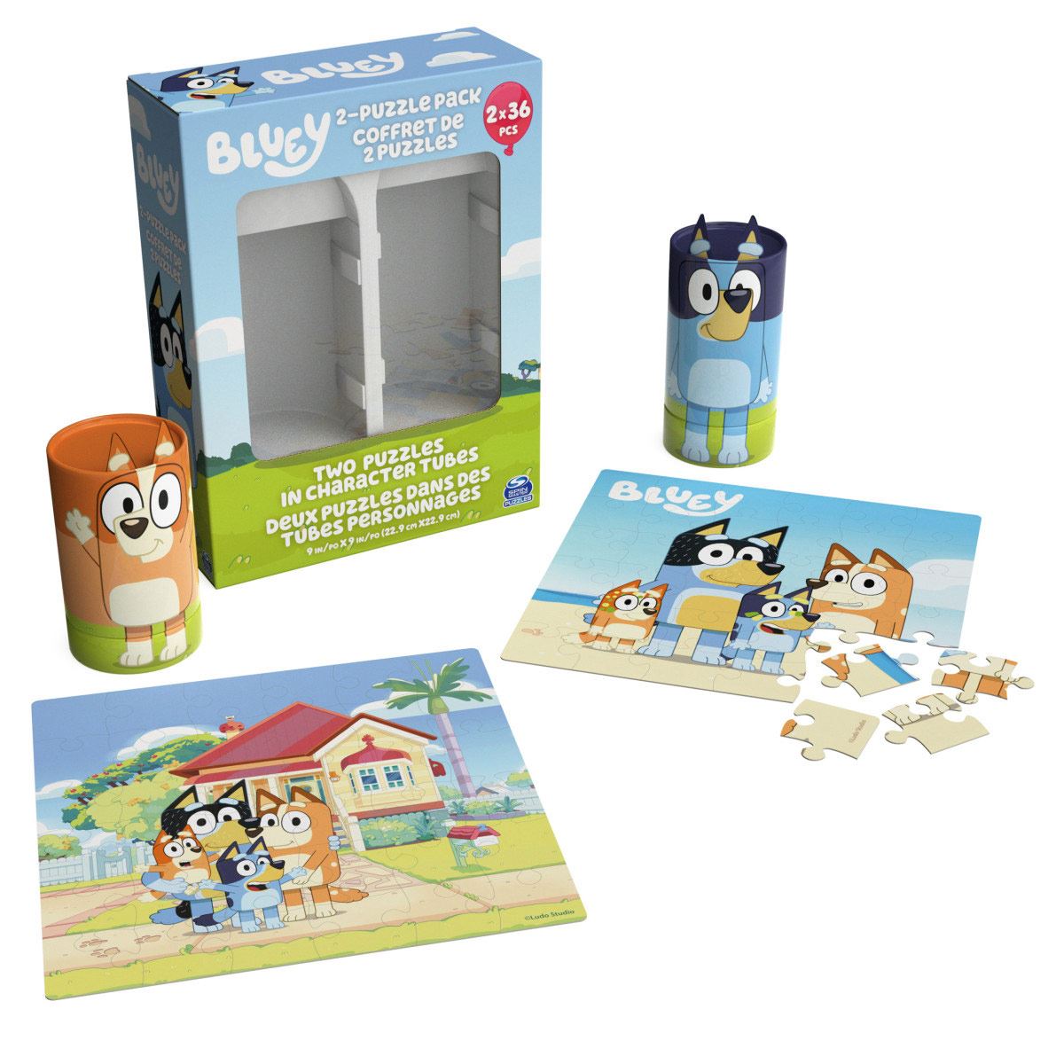 Rompecabezas Tubo Bluey