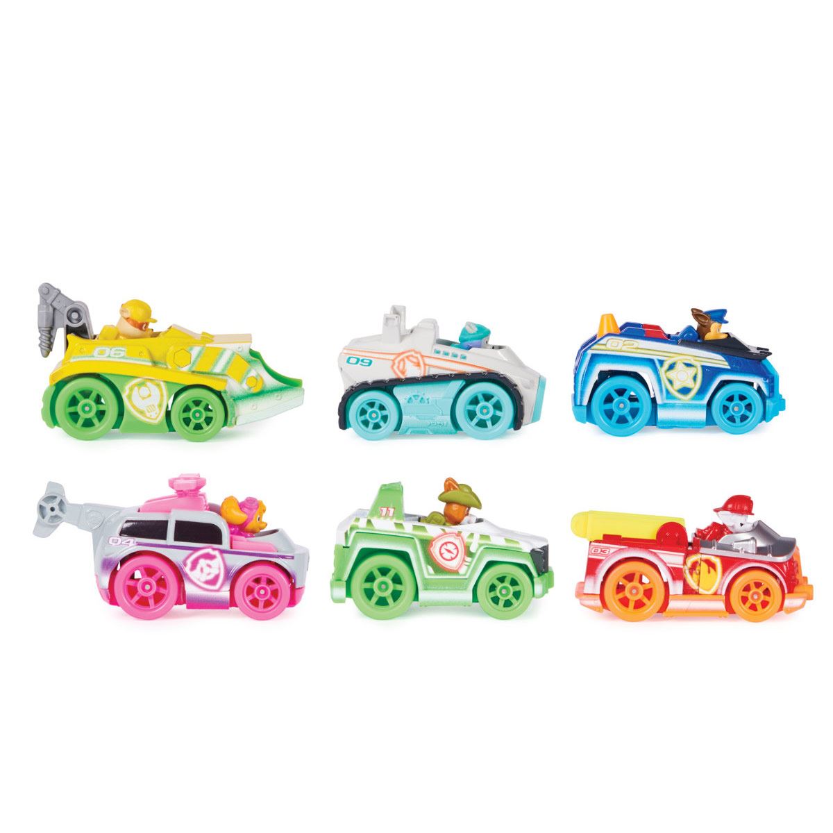 Paw Patrol Set de Vehículos Neón