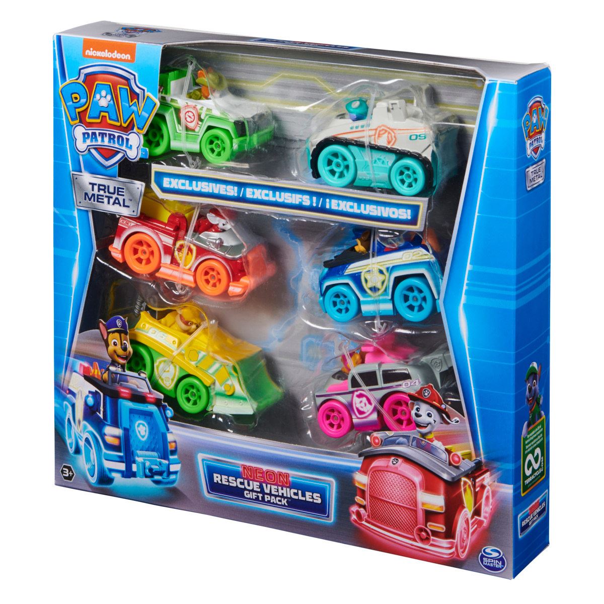 Paw Patrol Set de Vehículos Neón