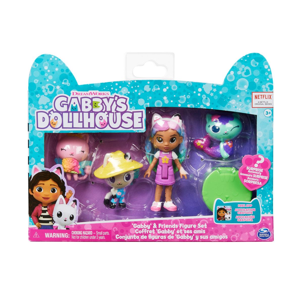 Gabby Dollhouse Set de Figuras Arcoíris