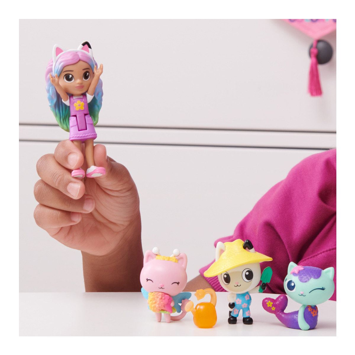 Gabby Dollhouse Set de Figuras Arcoíris