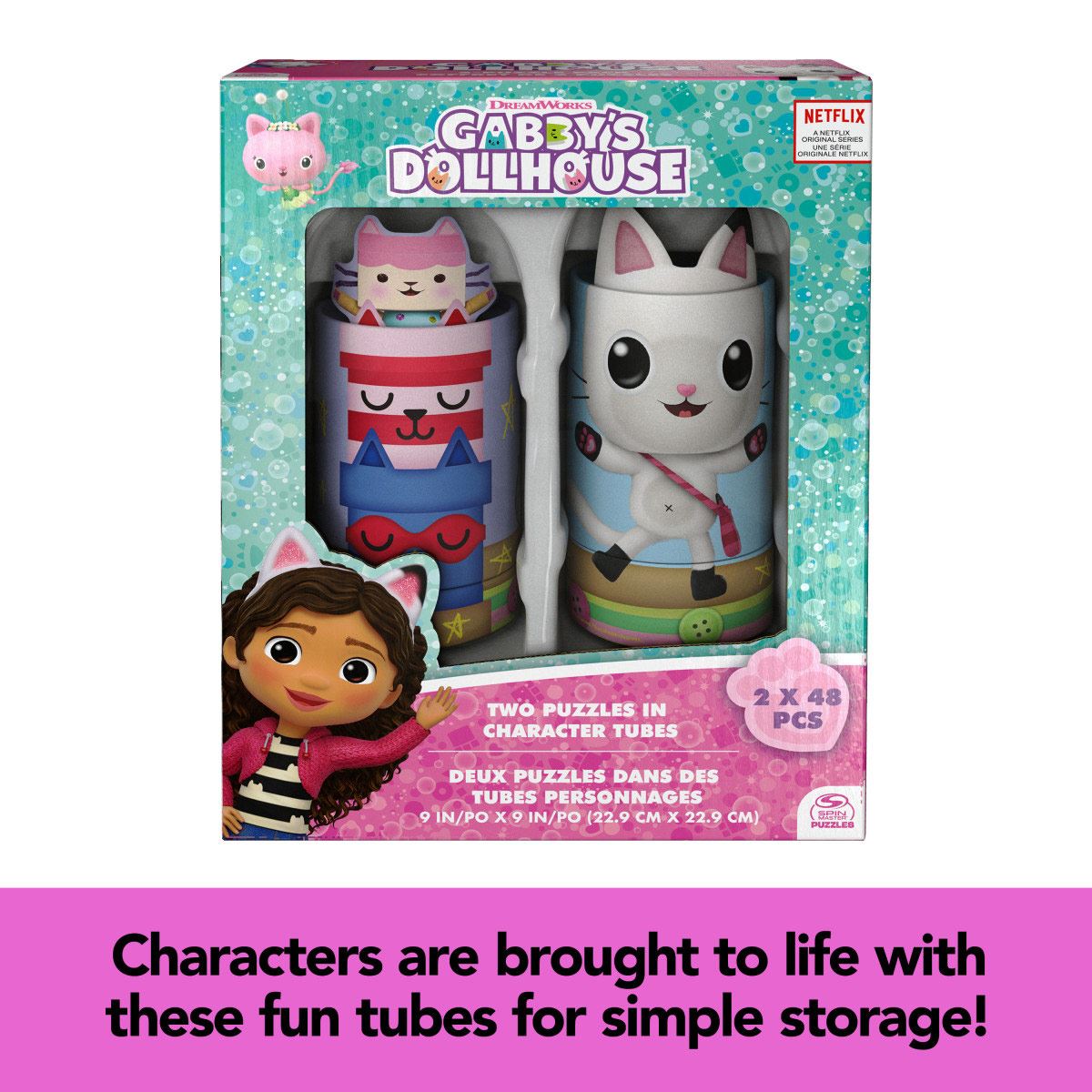 Rompecabezas de tubo Gabby Dollhouse