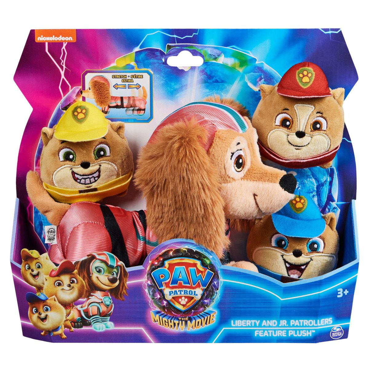 Paw Patrol: La Súper Película. Peluche Liberty & Poms