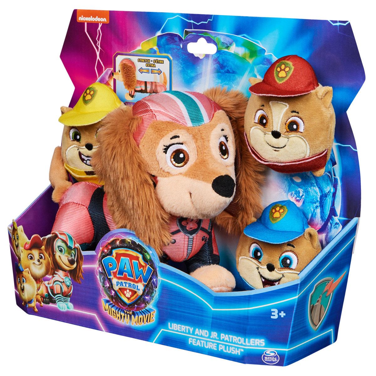 Paw Patrol: La Súper Película. Peluche Liberty & Poms