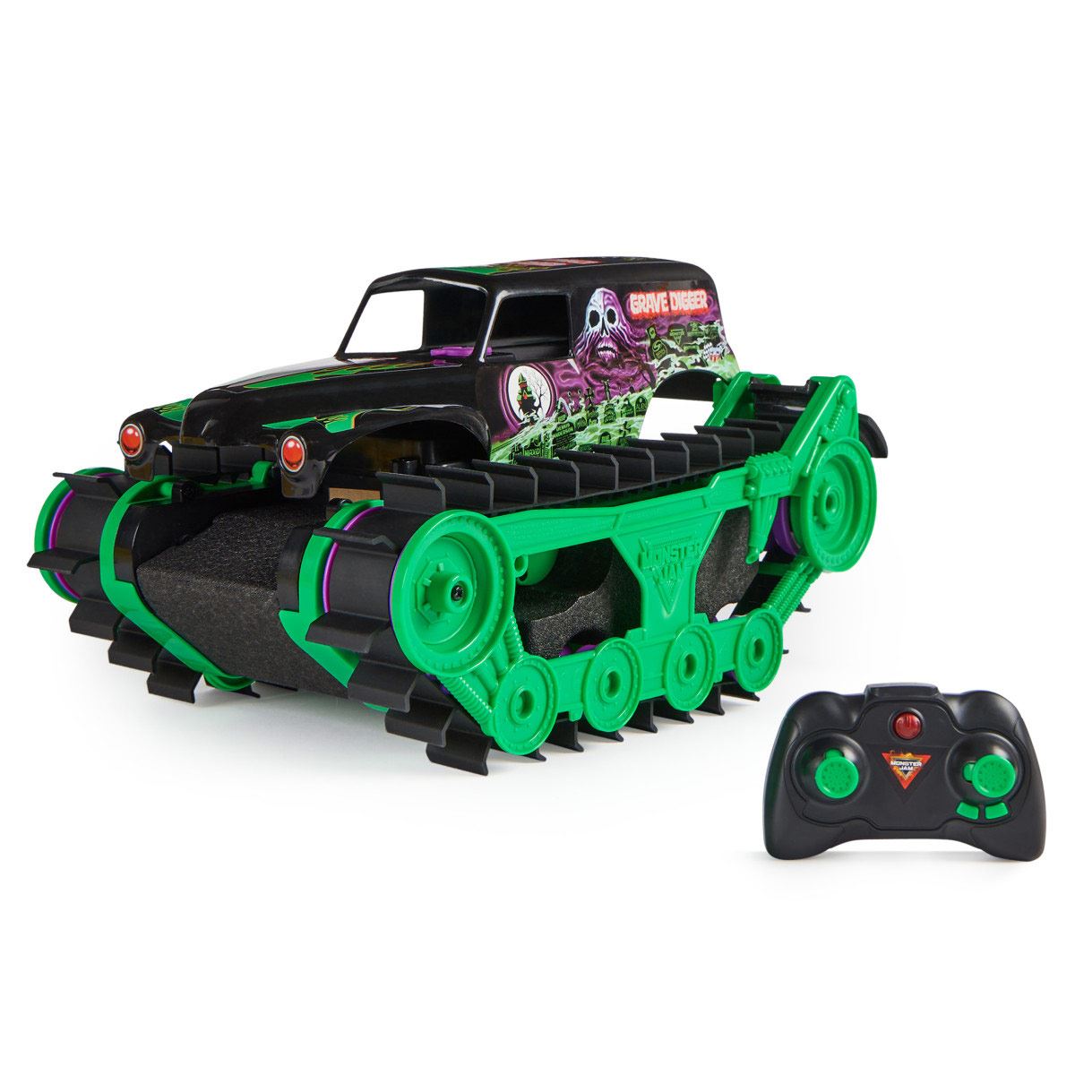 Vehículo a Control Remoto Grave Digger Trax