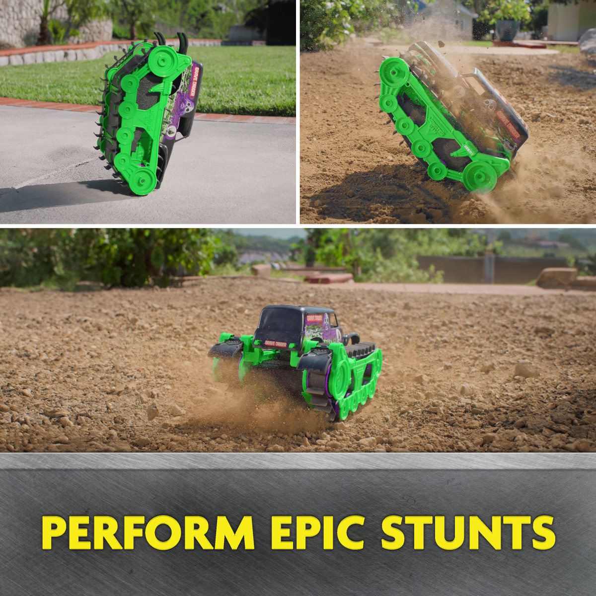 Vehículo a Control Remoto Grave Digger Trax