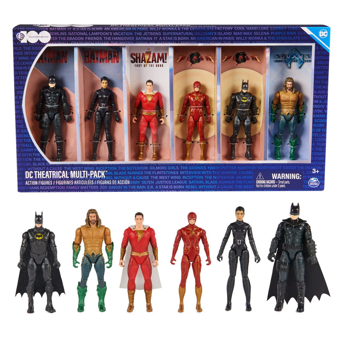 Multipack Figuras de Acción Personajes DC 100 Aniversario WB