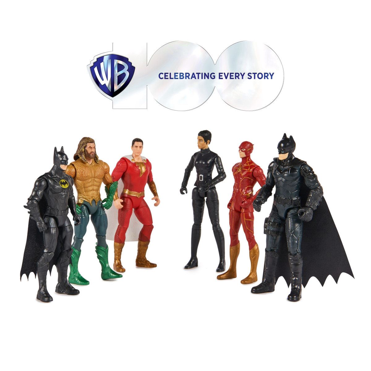 Multipack Figuras de Acción Personajes DC 100 Aniversario WB