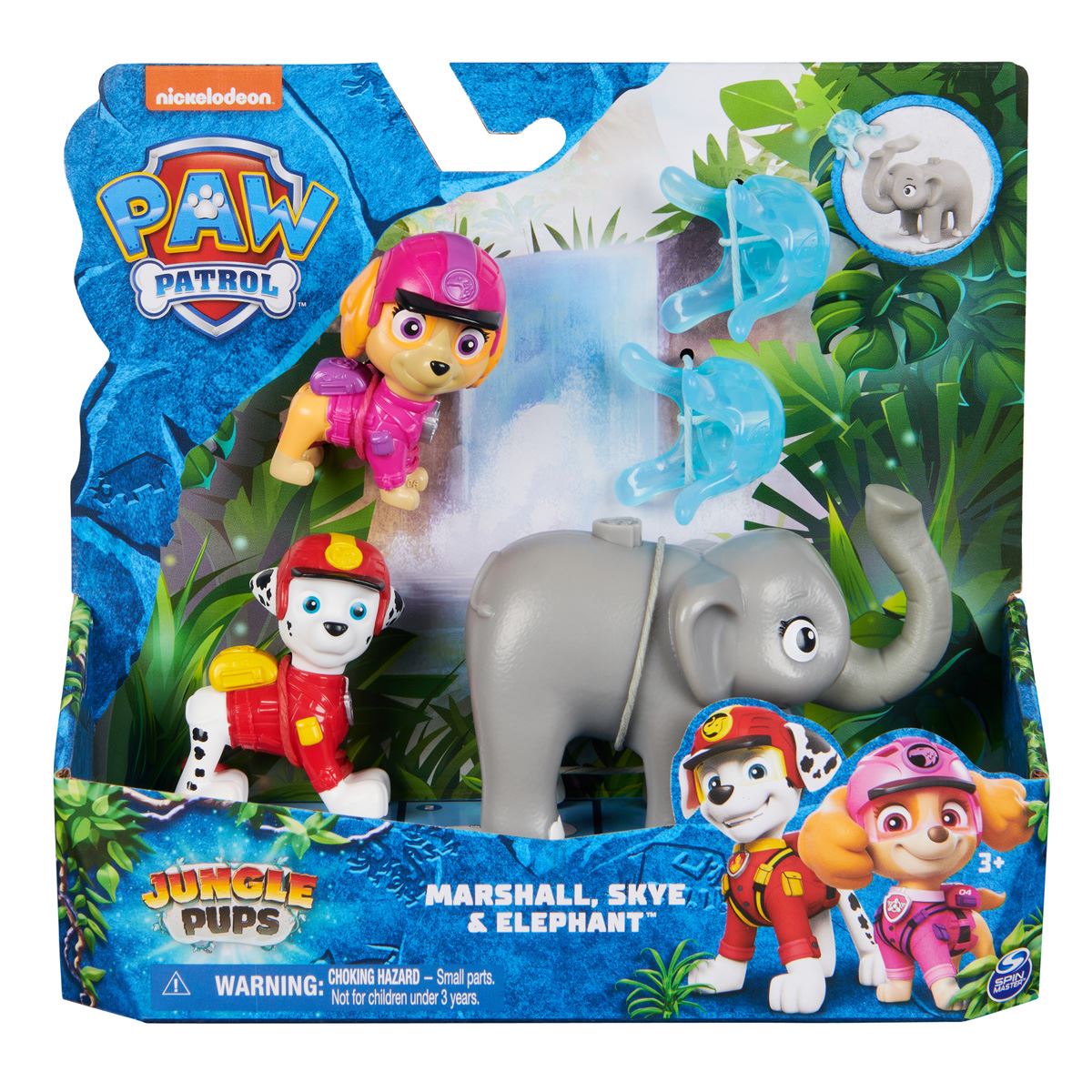Paw Patrol Cachorro Héroes Jungla Chase y Tracker