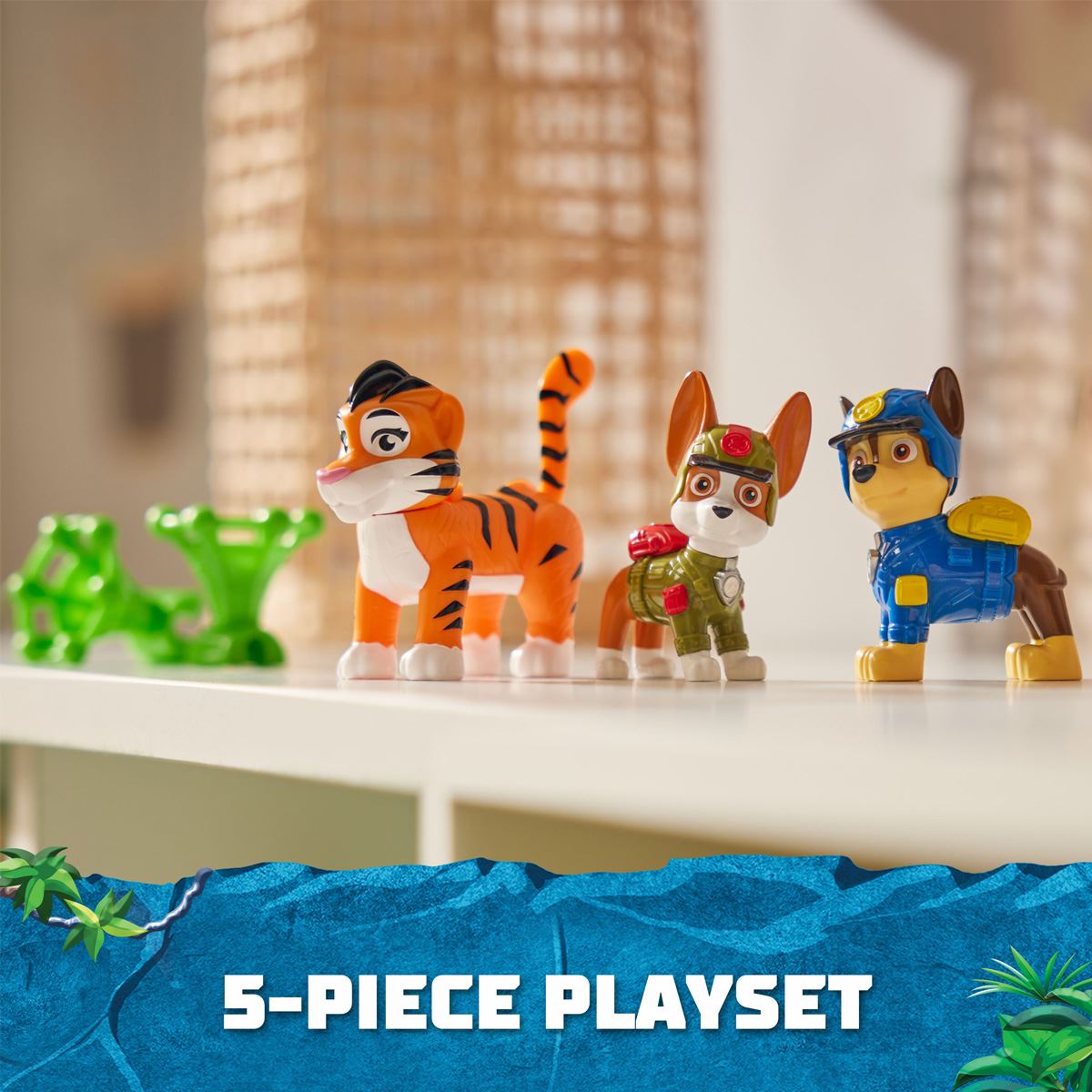 Paw Patrol Cachorro Héroes Jungla Chase y Tracker