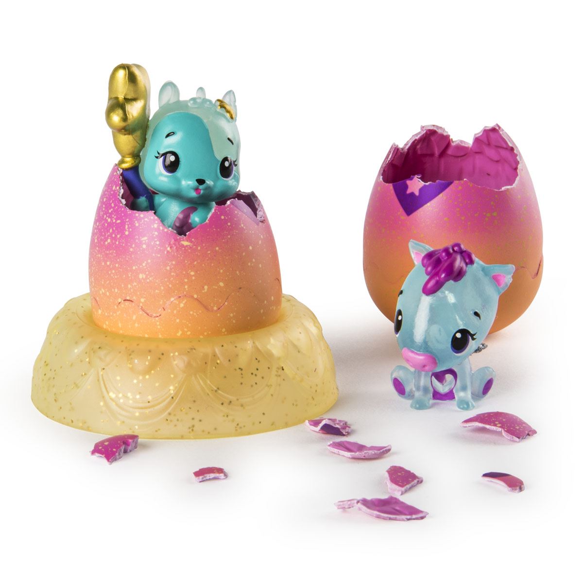 HATCHIMALS COLLEGGTIBLES - Pet Obsessed - Pet Shop Multi Pack Los Nuevos Estilos De Corazones Hatchy Varían